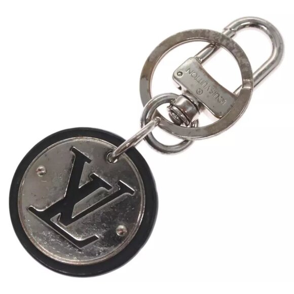 LOUIS VUITTON Charm metal Silver LV Auth - Picture 3 of 10